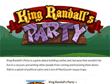 Tablet Screenshot of kingrandallsparty.com